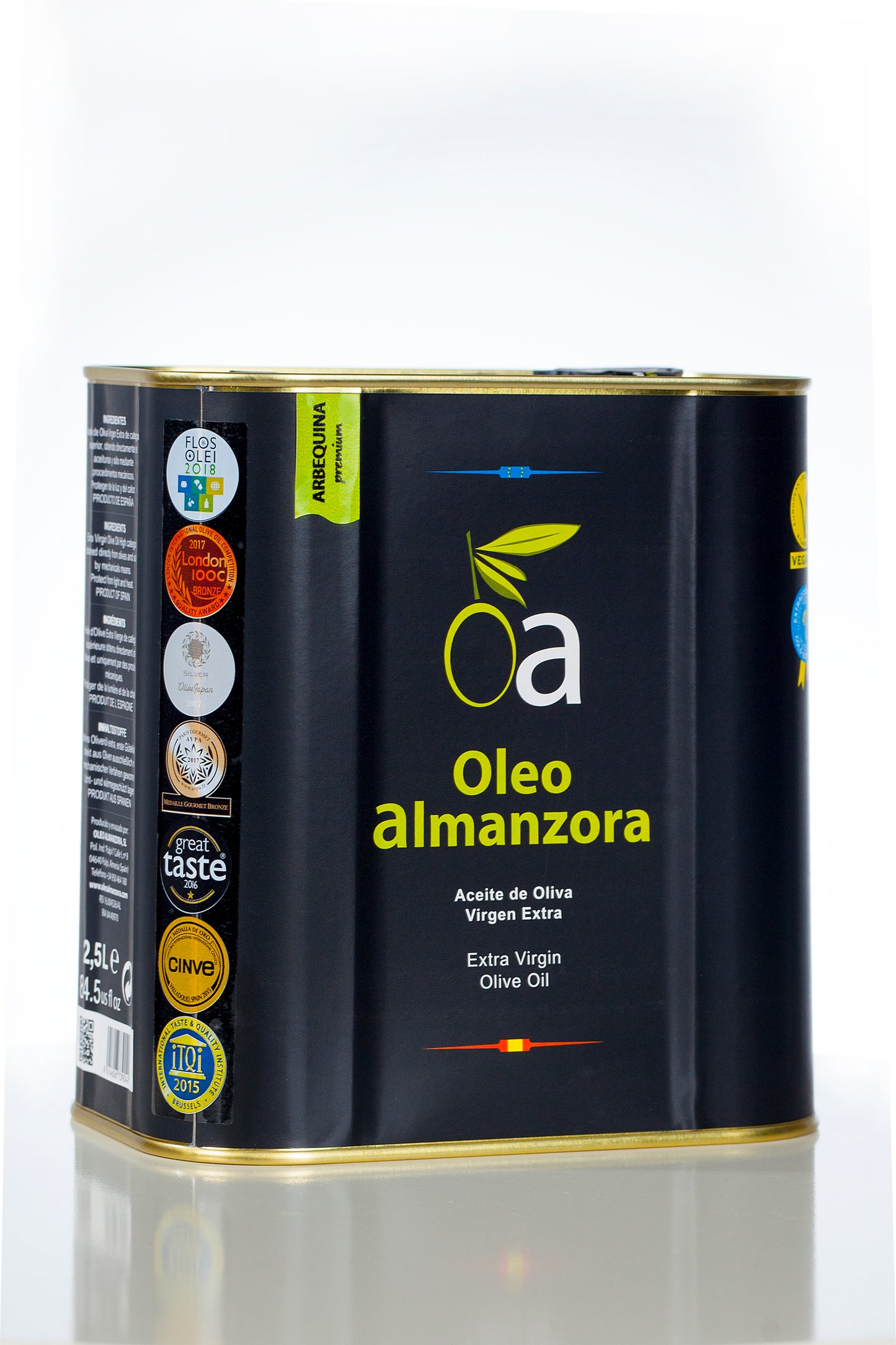Extra Virgin Olivenöl (EVOO) - Arbequina Premium 2500ml